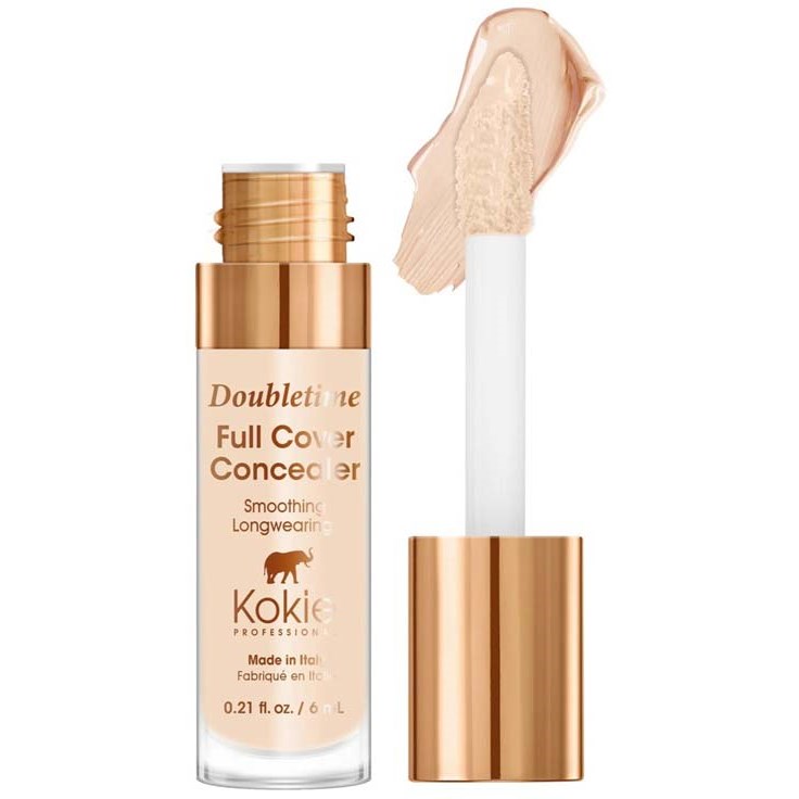 Läs mer om Kokie Cosmetics Doubletime Full Cover Concealer 109 Light Sand