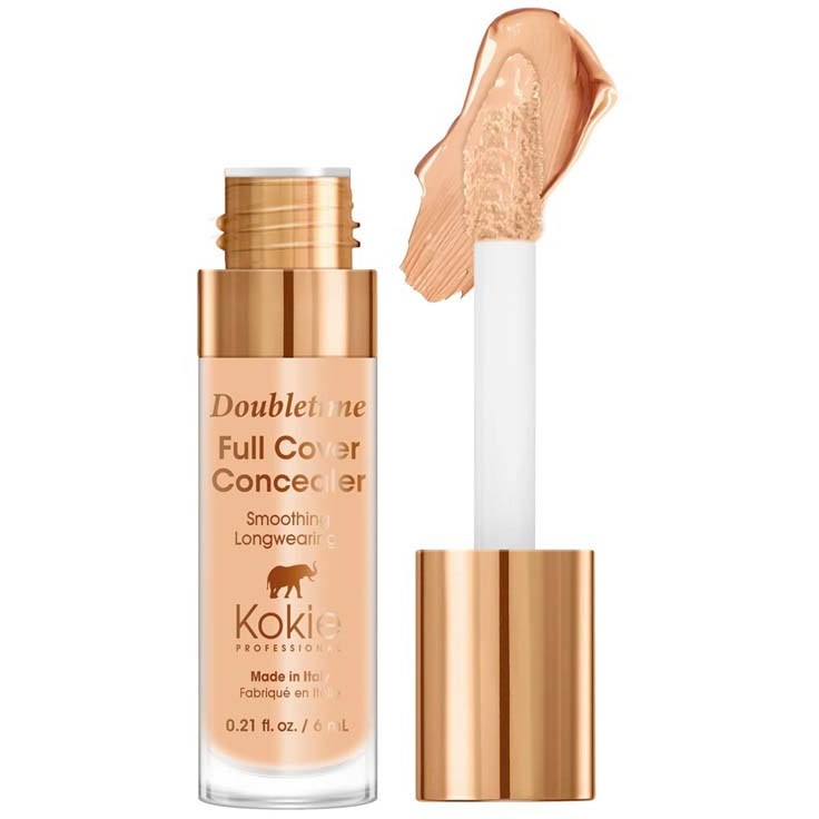 Läs mer om Kokie Cosmetics Doubletime Full Cover Concealer 110 Medium Honey