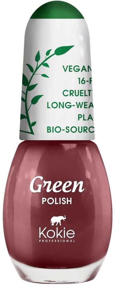 Kokie Cosmetics Green Nail Polish Wild Rose