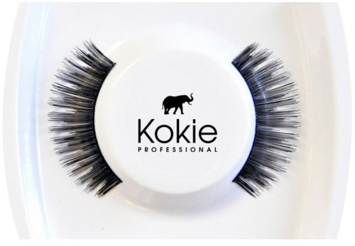  falske øyevipper i en klar beholder med en elefantsymbol og ordene "Kokie PROFESSIONAL."