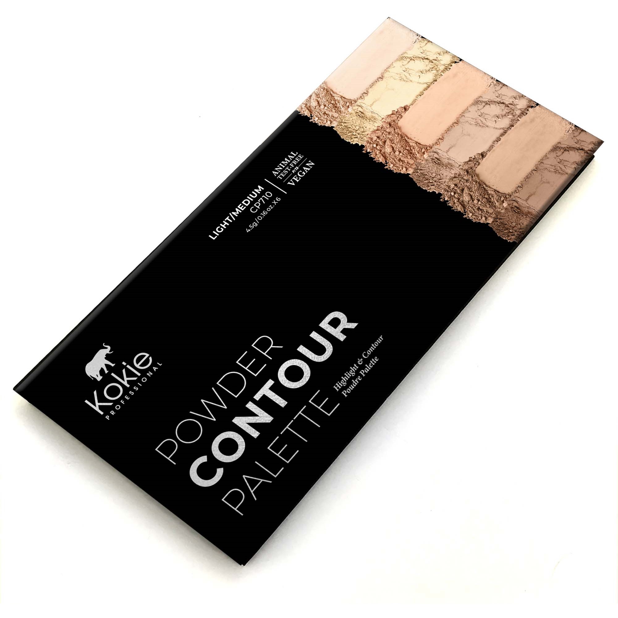 Kokie Cosmetics Powder Contour Kit - zestaw do konturowania twarzy Uni (obrázok 3)