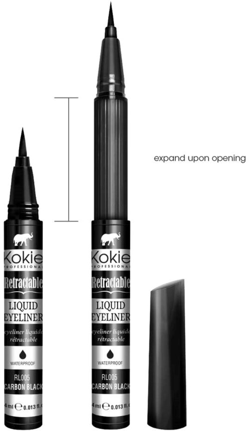 Kokie Cosmetics Retractable Liquid Eyeliner Ultimate Black