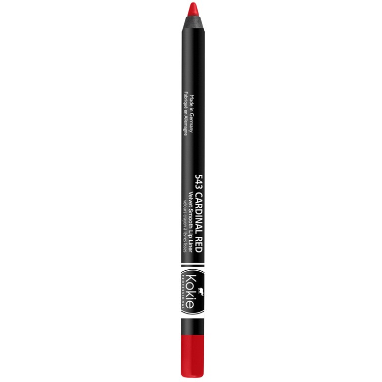 Läs mer om Kokie Cosmetics Velvet Smooth Lip Liner Pencil Cardinal Red