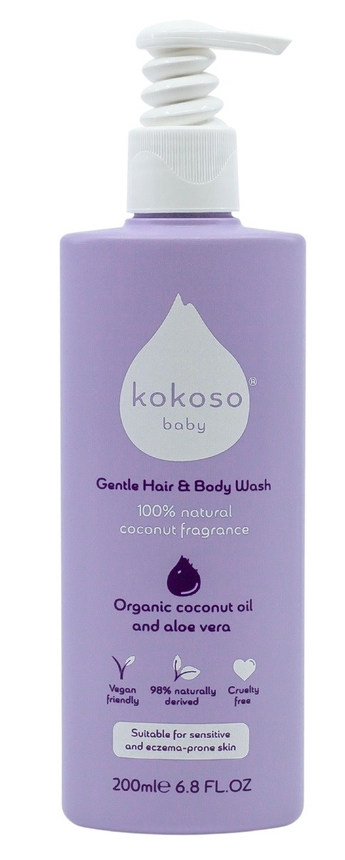 Kokoso Baby Gentle Hair & Body Wash 200 ml