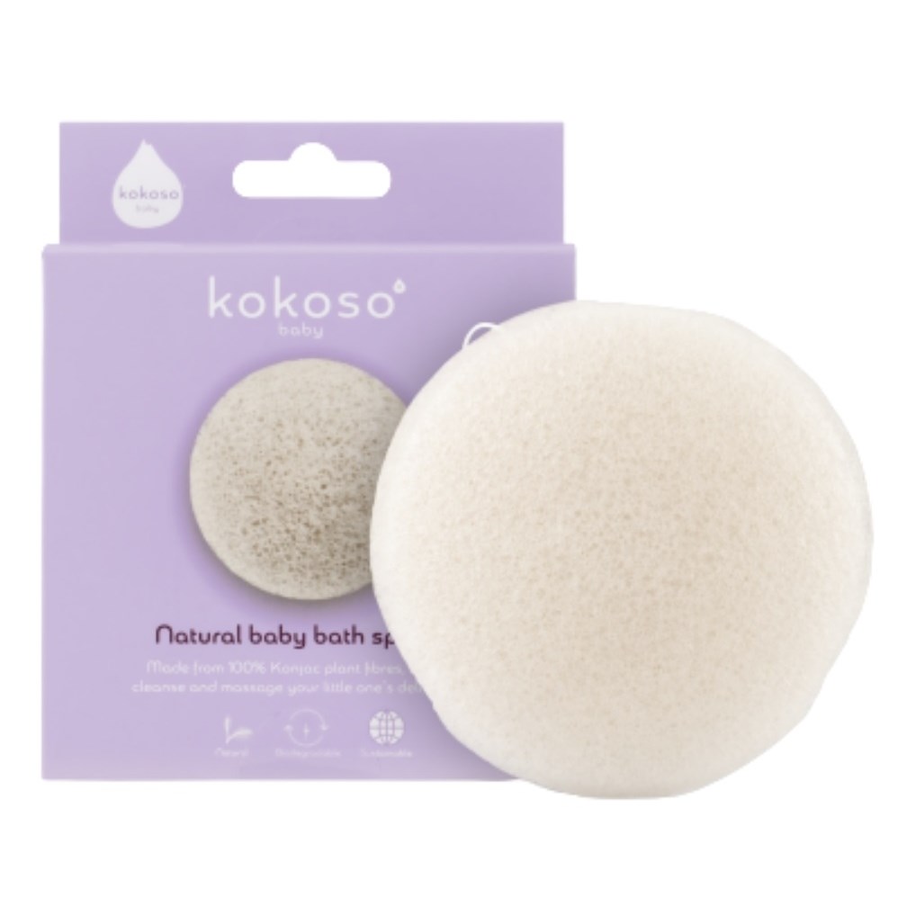 Läs mer om Kokoso Baby Natural Konjac Baby Bath Sponge
