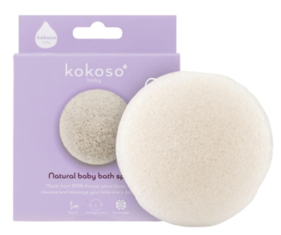 Kokoso Baby Natural Konjac Baby Bath Sponge