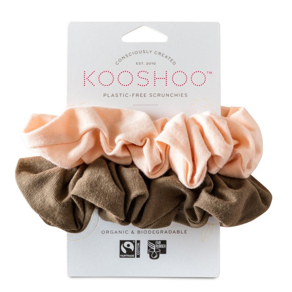 Kooshoo Organic Scrunchies Blush Walnut