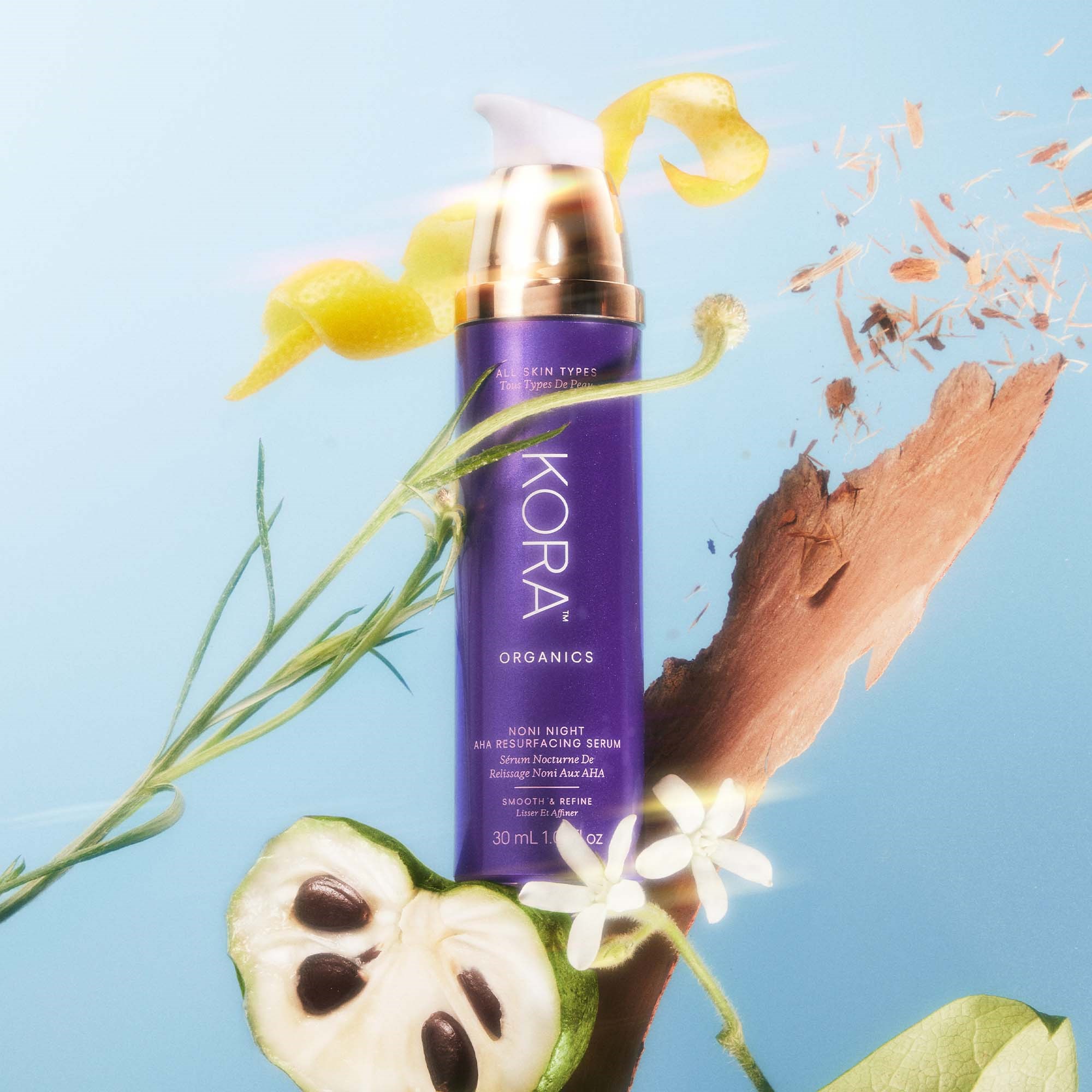 KORA Organics Serum AHA na noc 30 ml (obrázok 6)