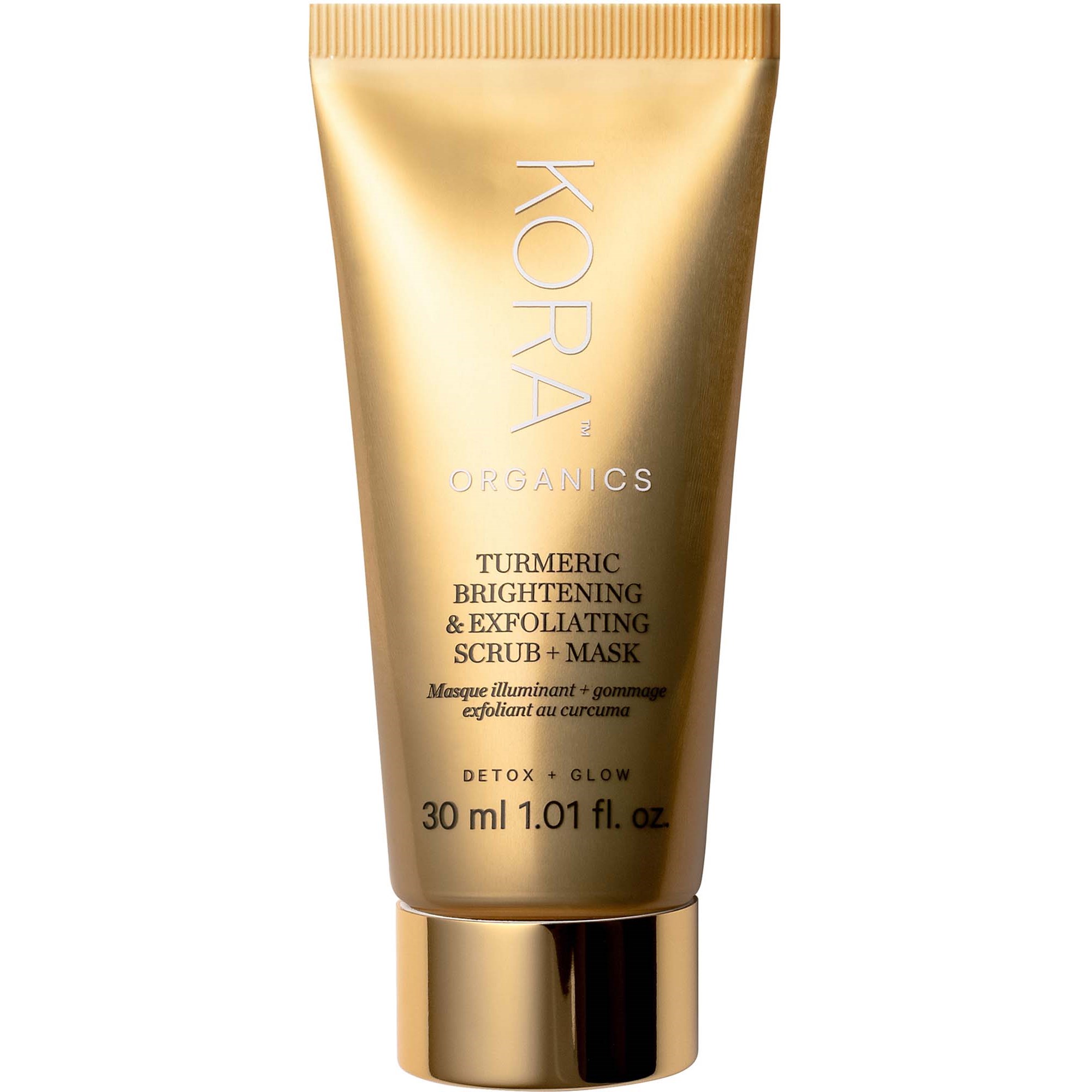 KORA Organics Turmeric Brightening & Exfoliating Mask 2-in-1 30 ml billede