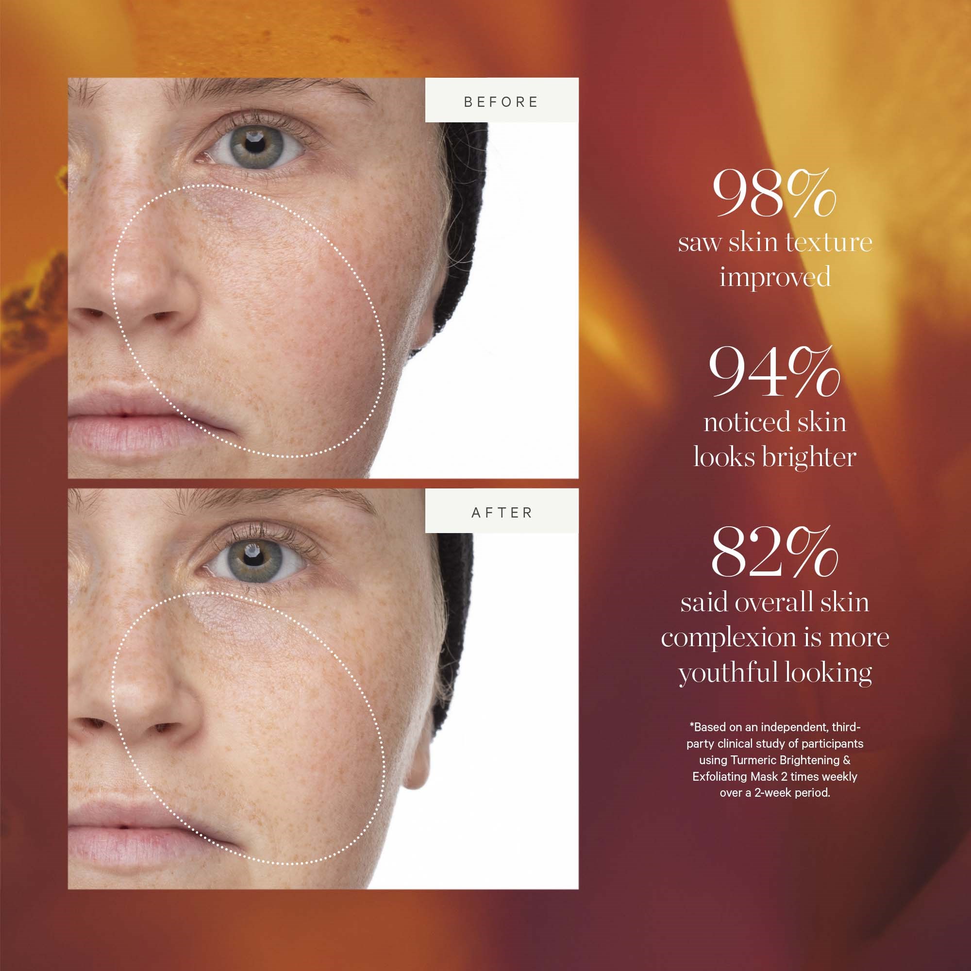 KORA Organics Organics Turmeric Brightening & Exfoliating Mask 2-in-1 (obrázok 4)