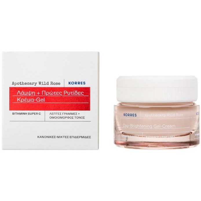 Alternativ bild 1 för Korres Apothecary Wild Rose Day-Brightening Gel-Cream 40 ml