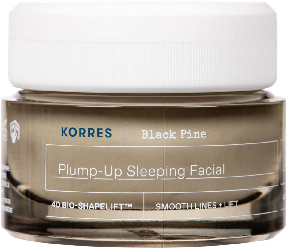 KORRES Black Pine Plump-Up Sleeping Facial 40 ml