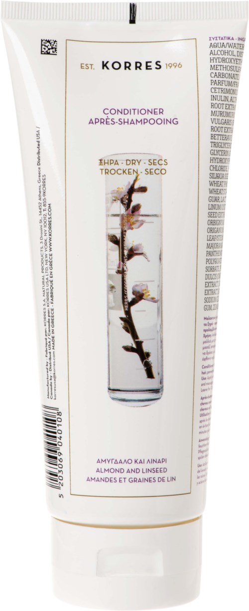 Korres Almond and Linseed Conditioner For Dry/Dehydrated Hair 200 ml