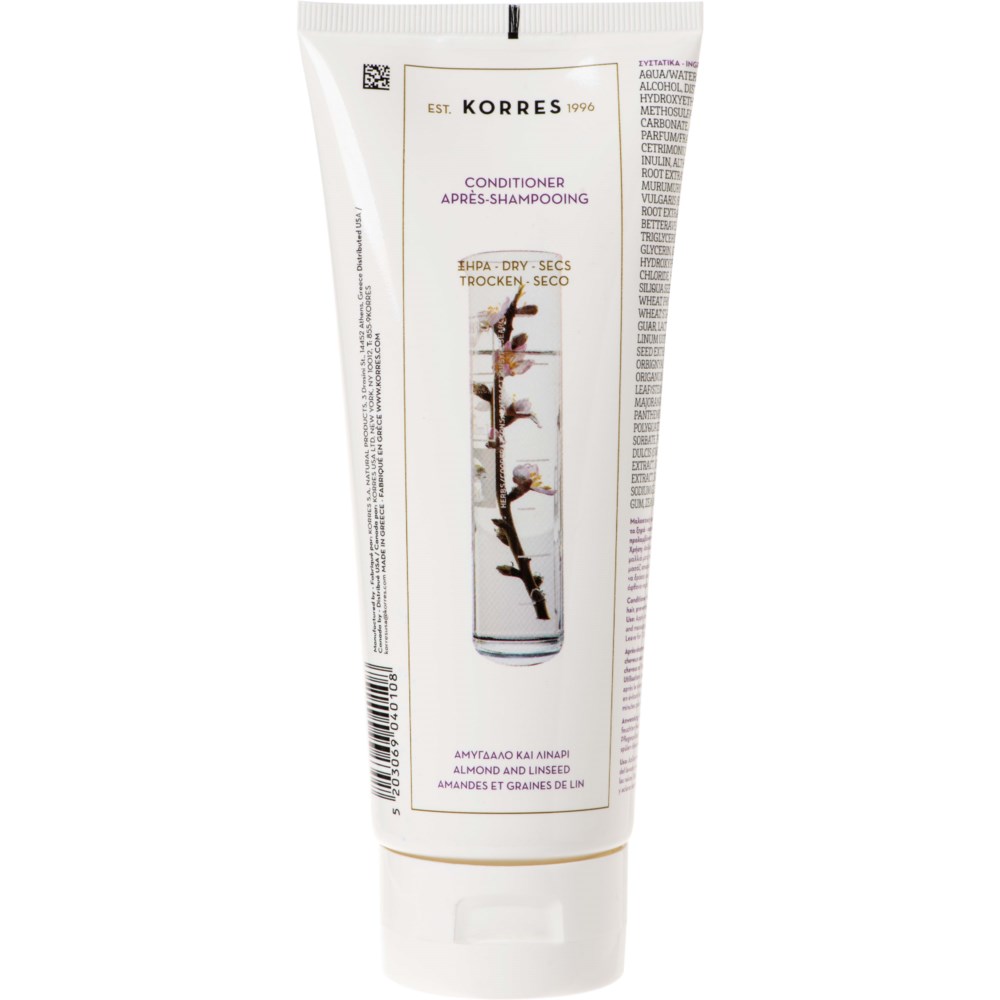 Korres Korres Almond and Linseed Conditioner For Dry/Dehydrated Hair 200 ml