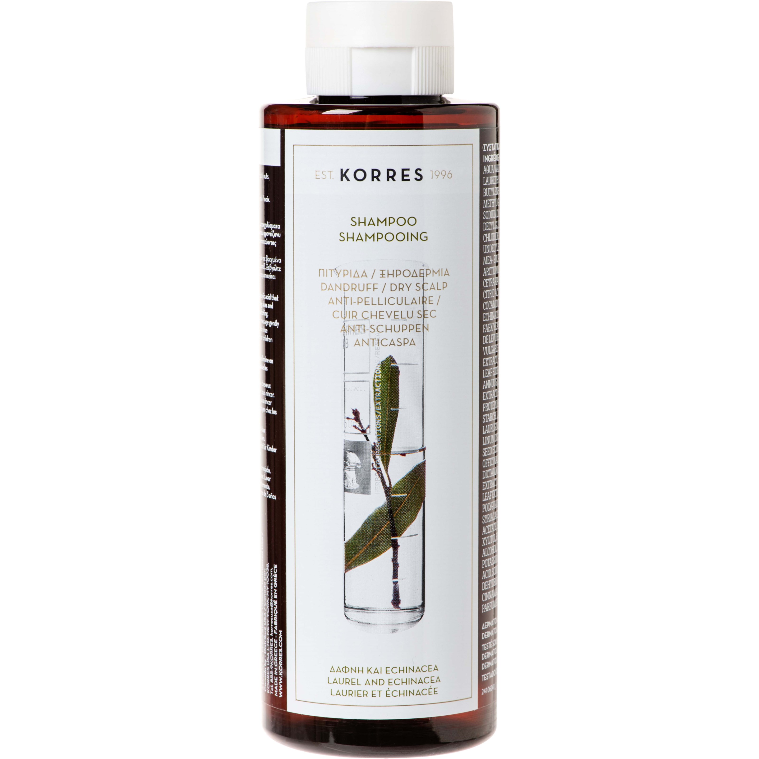 Läs mer om Korres Laurel and Echinacea Shampoo Against Dandruff and Dry Scalp 250
