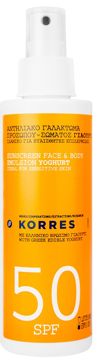 Korres Suncare Yoghurt Spray SPF50 150 ml