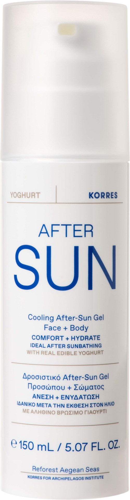 Korres Yoghurt Cooling After-Sun Gel Face & Body 150 ml