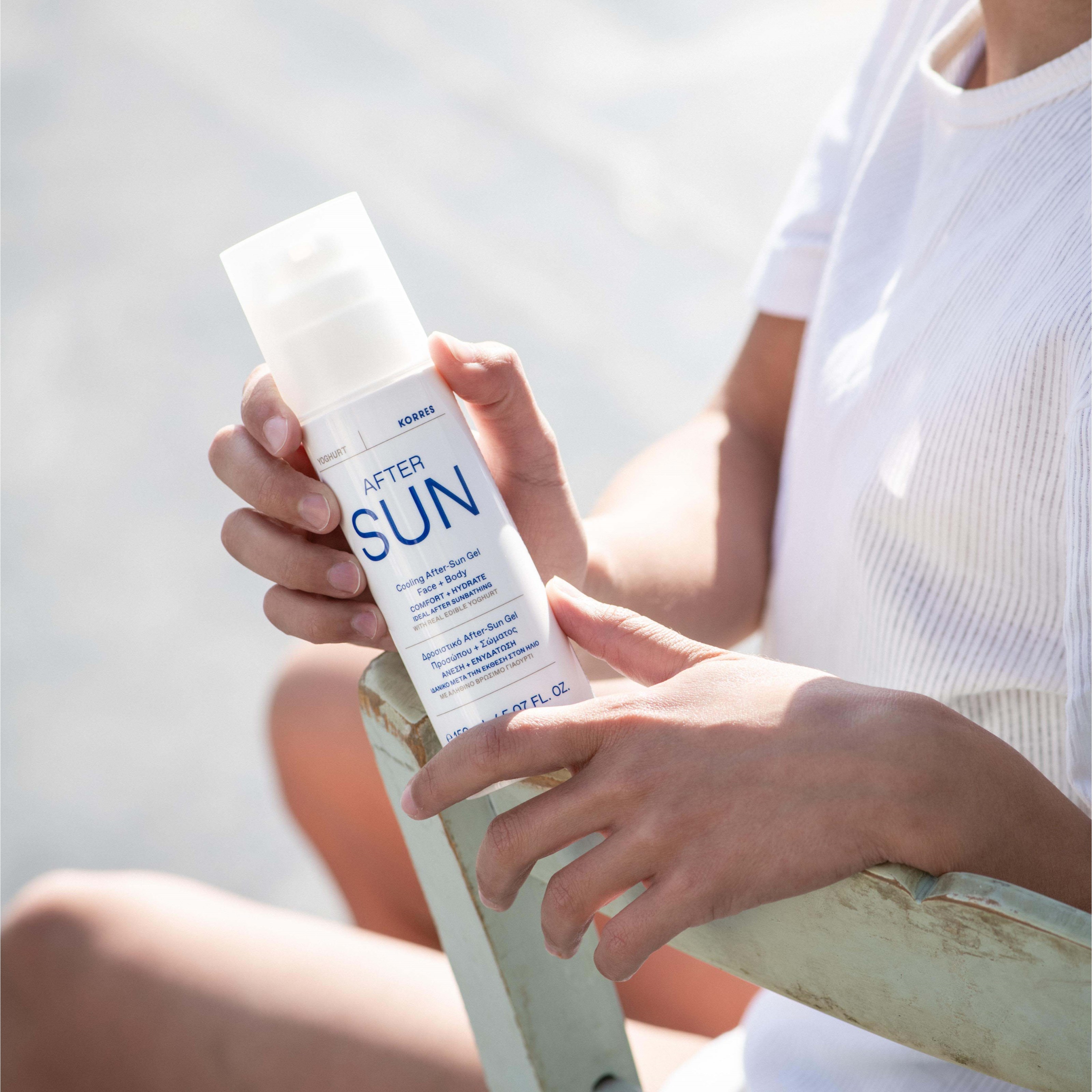 Korres Yoghurt Cooling After-Sun Gel Face & Body 150 ml (obrázok 3)