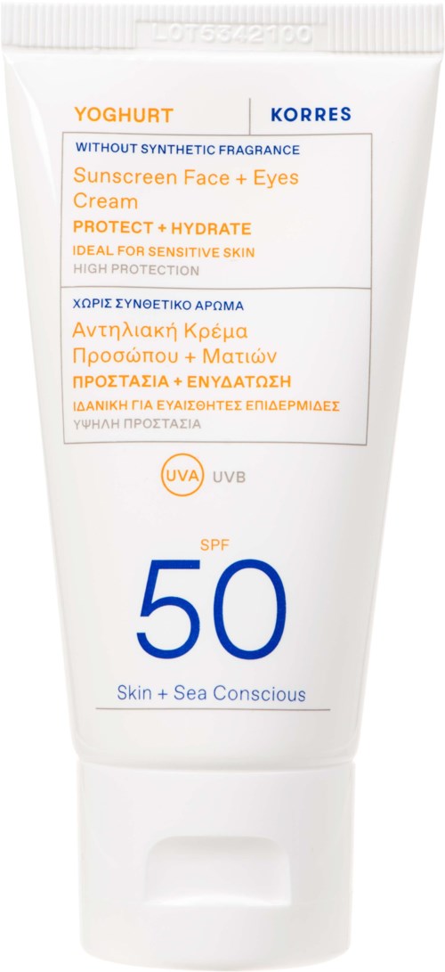 Korres Yoghurt Face + Eyes Sunscreen SPF 50 50 ml