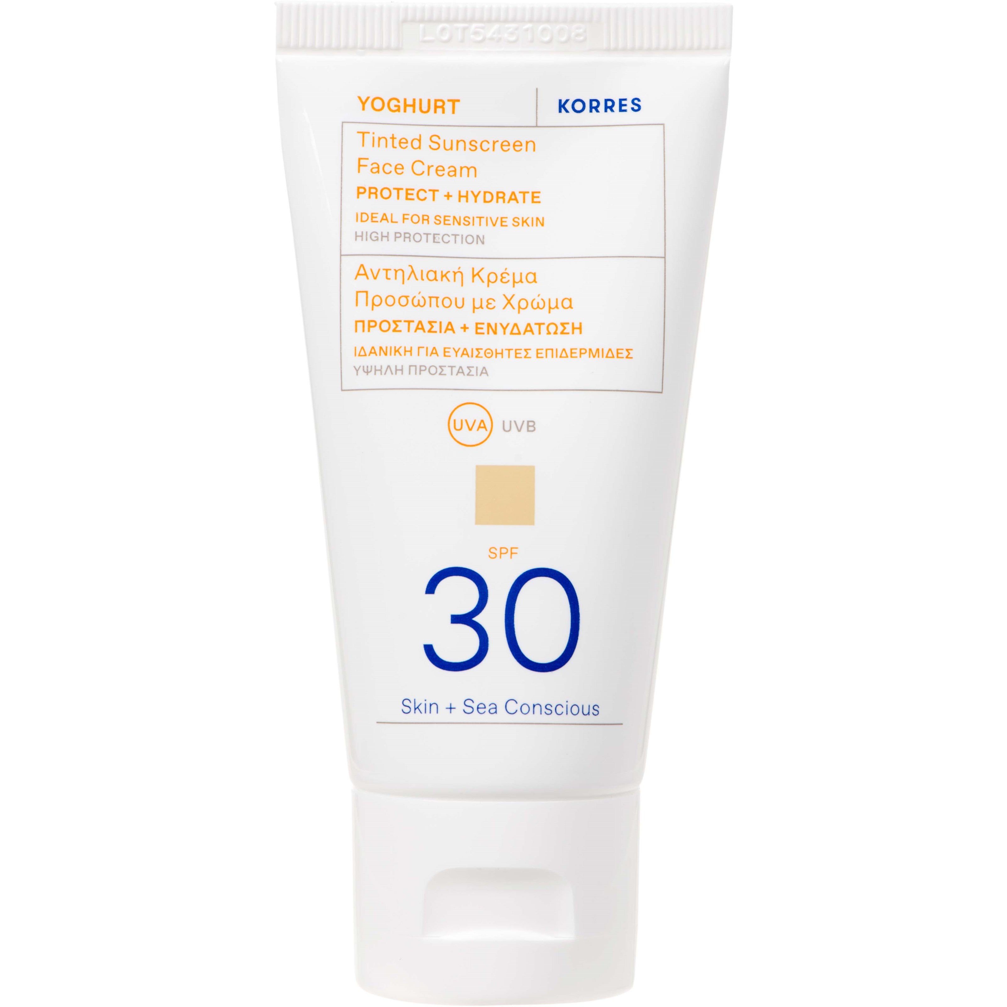 Läs mer om Korres Yoghurt Tinted Sunscreen Face Cream SPF 30 50 ml