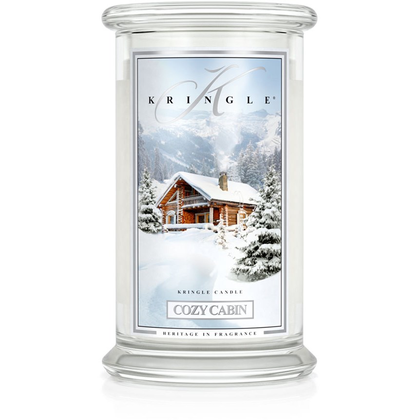 Kringle Candle Cozy Cabin 2 Wick Large Jar 100 h