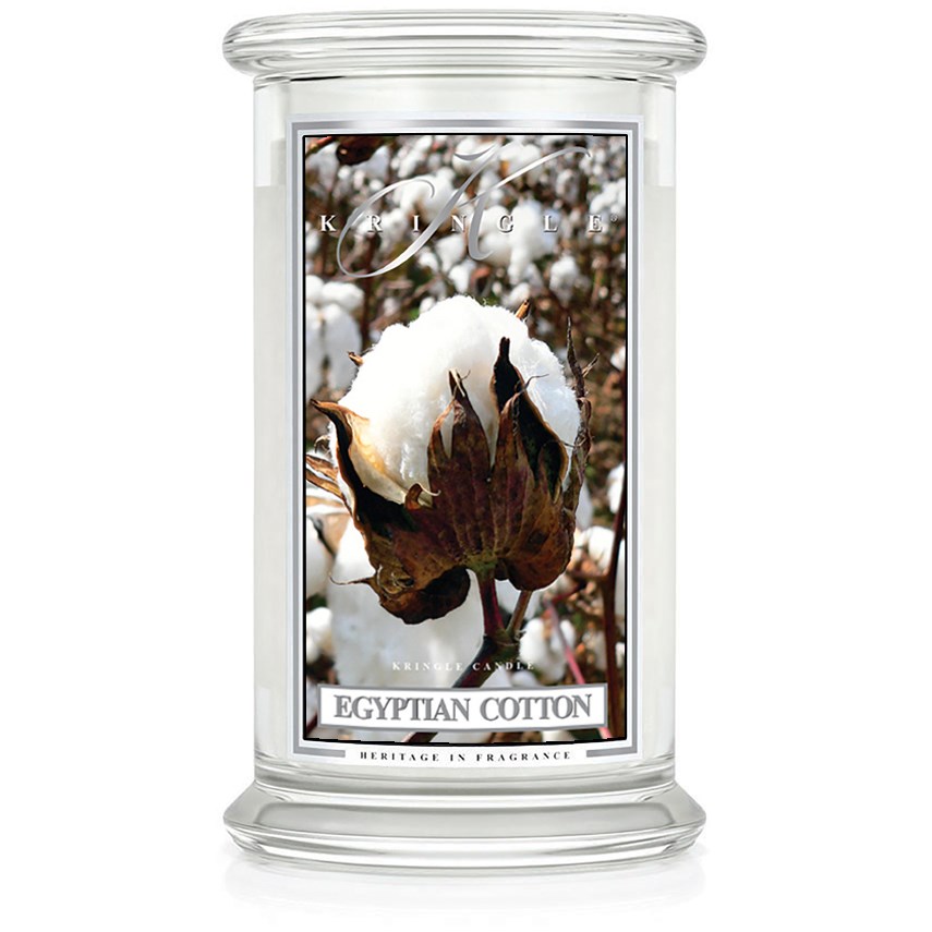 Läs mer om Kringle Candle Egyptian Cotton 2 Wick Large Jar 100 h