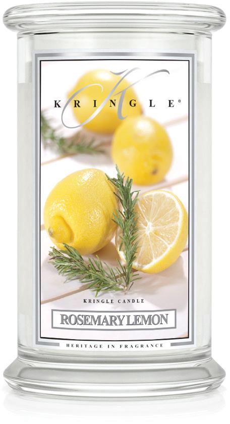Kringle Candle 2 Wick Large Jar Rosemary Lemon
