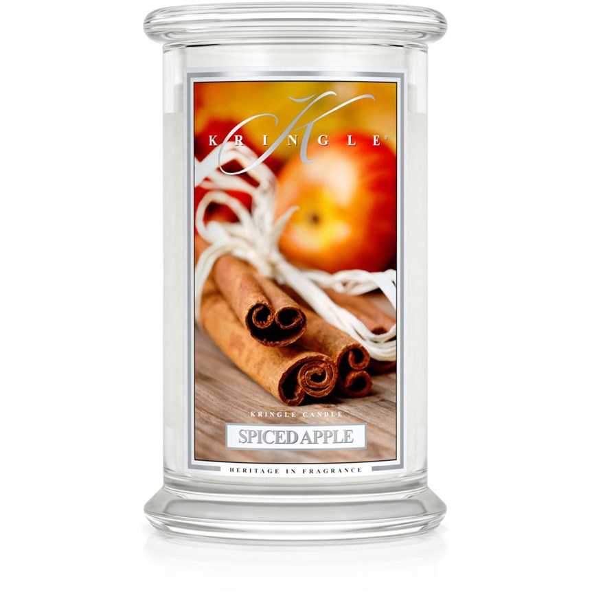 Kringle Candle Spiced Apple 2 Wick Large Jar 100 h