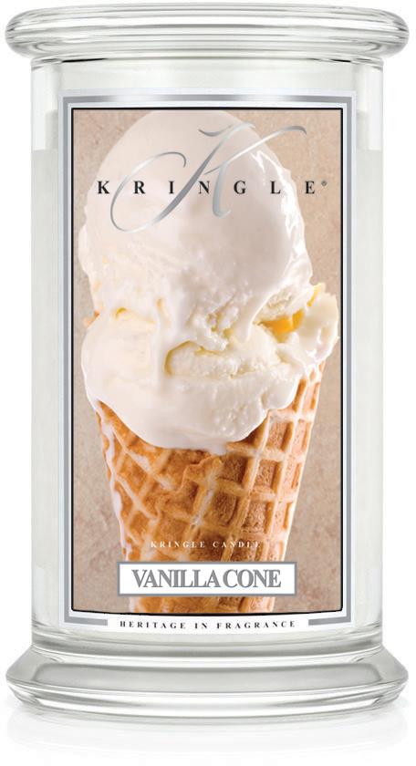 Kringle Candle 2 Wick Large Jar Vanilla Cone