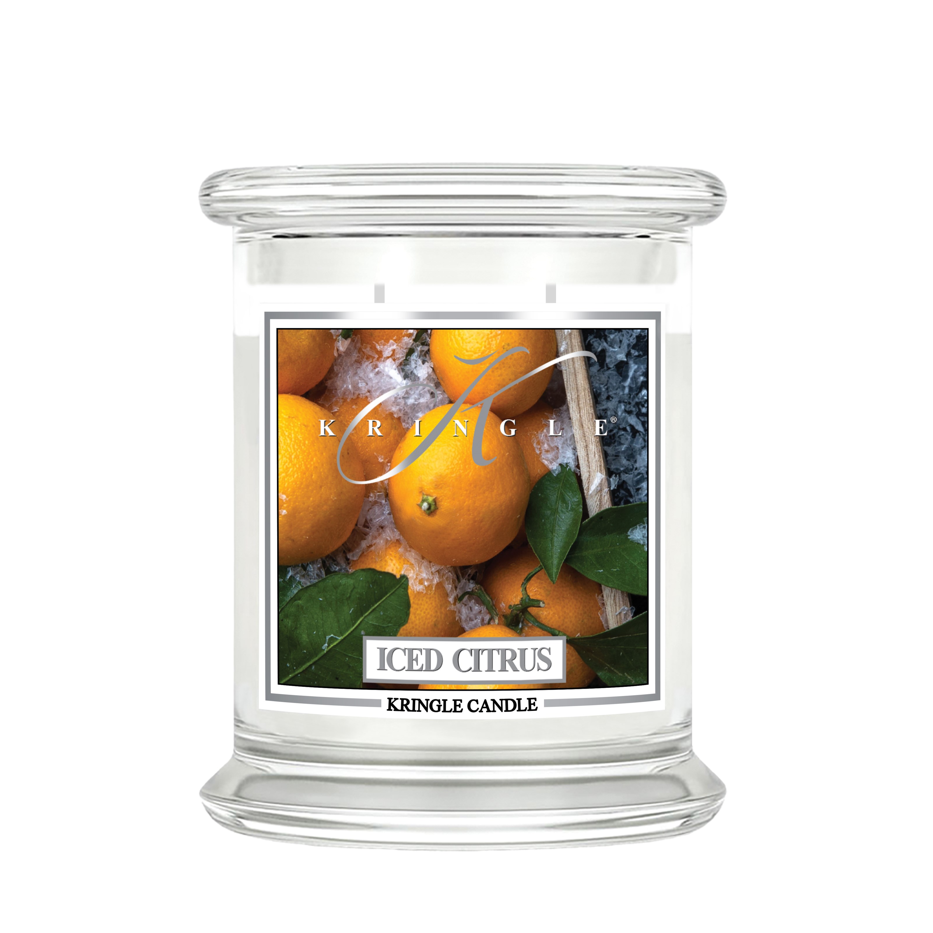 Kringle Candle Iced Citrus 2 Wick Medium Jar