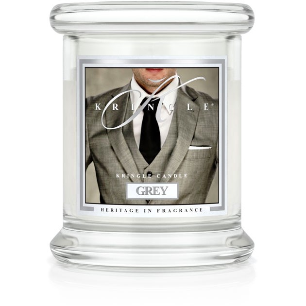 Kringle Candle Grey Mini Jar 20 h