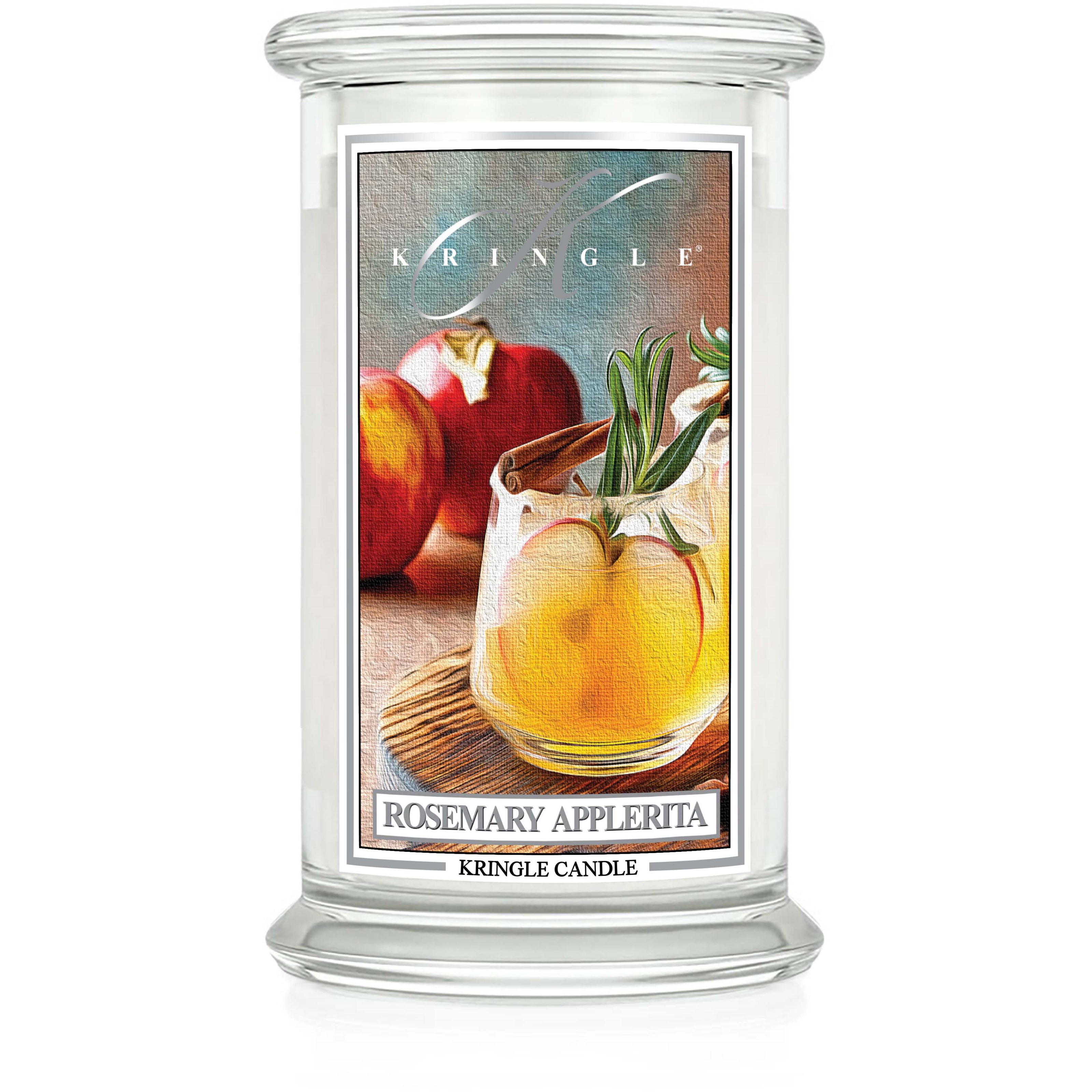 Läs mer om Kringle Candle Rosemary Applerita Scented Candle Large 624 g