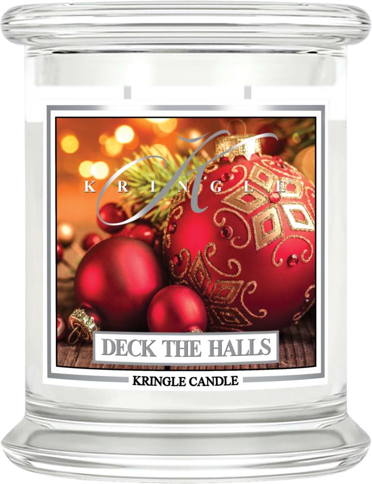 Kringle Candle Scented Candle Medium Deck The Halls 411 g