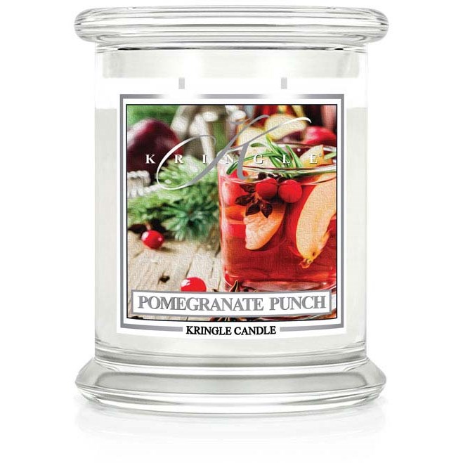 Läs mer om Kringle Candle Pomegranate Punch Scented Candle Medium 411 g