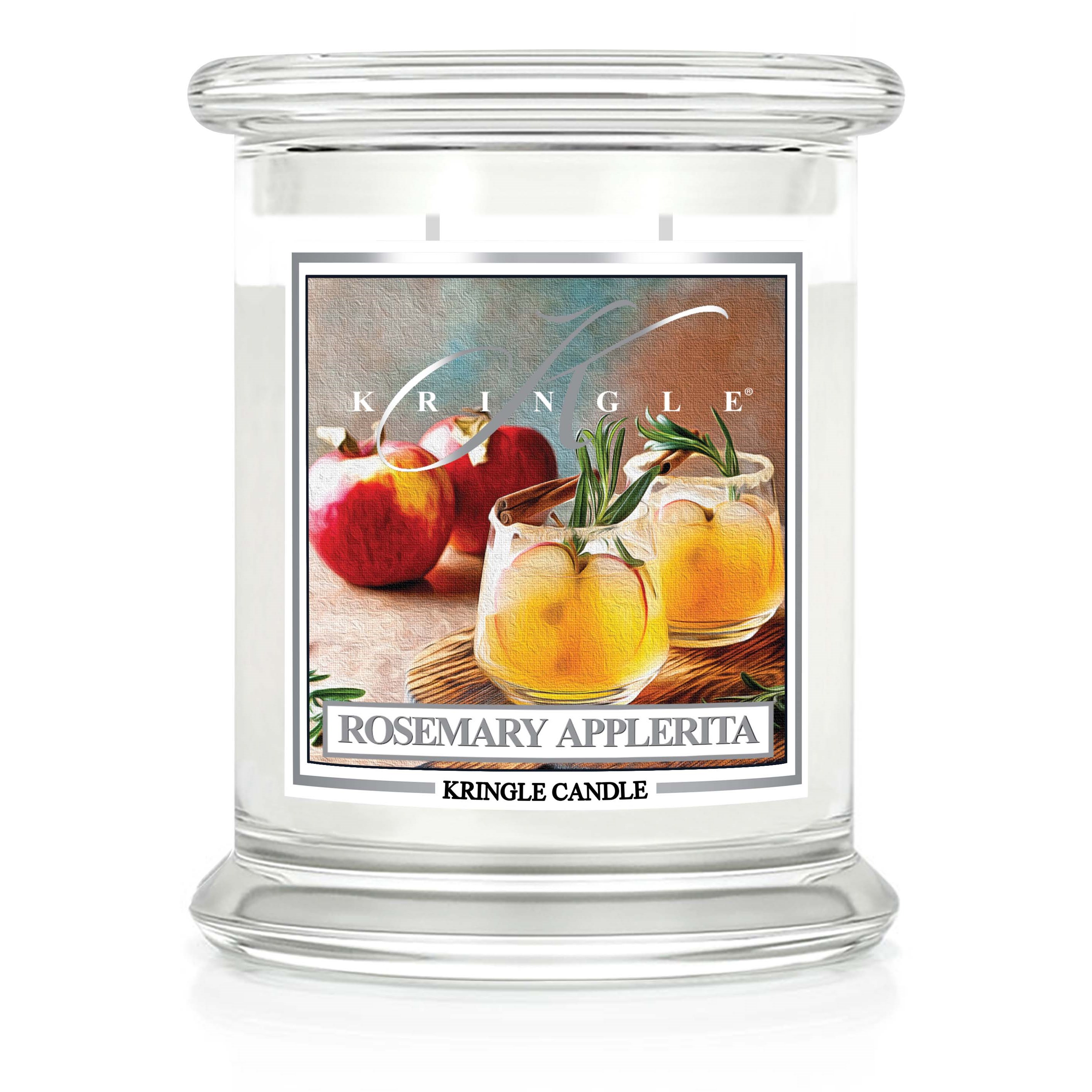 Läs mer om Kringle Candle Rosemary Applerita Scented Candle Medium 411 g