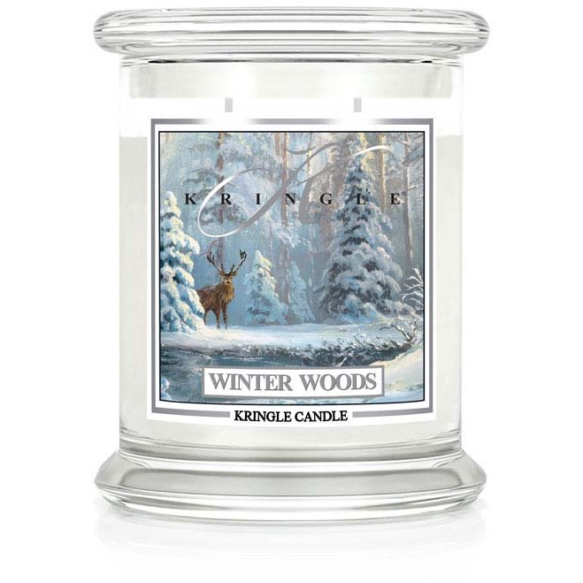 Läs mer om Kringle Candle Winter Woods Scented Candle Medium 411 g