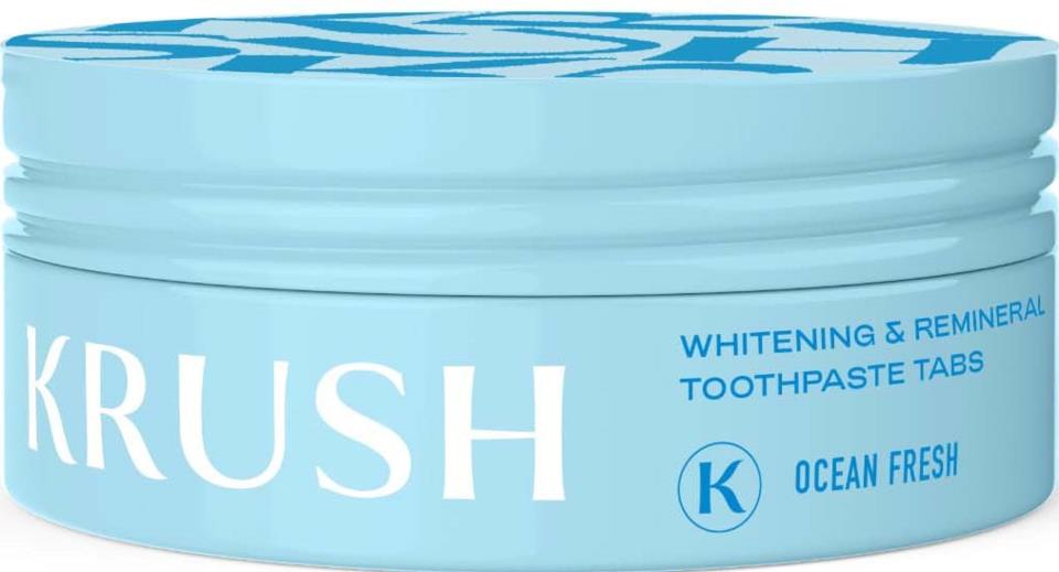 KRUSH Whitening & Remineralising Toothpaste Tabs Ocean Fresh Mint 34 g