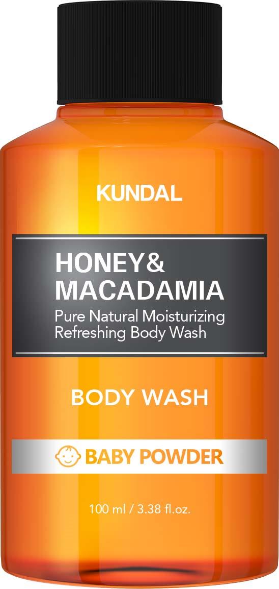 Kundal Honey & Macadamia Pure Body Wash Baby Powder 100 ml | lyko.com