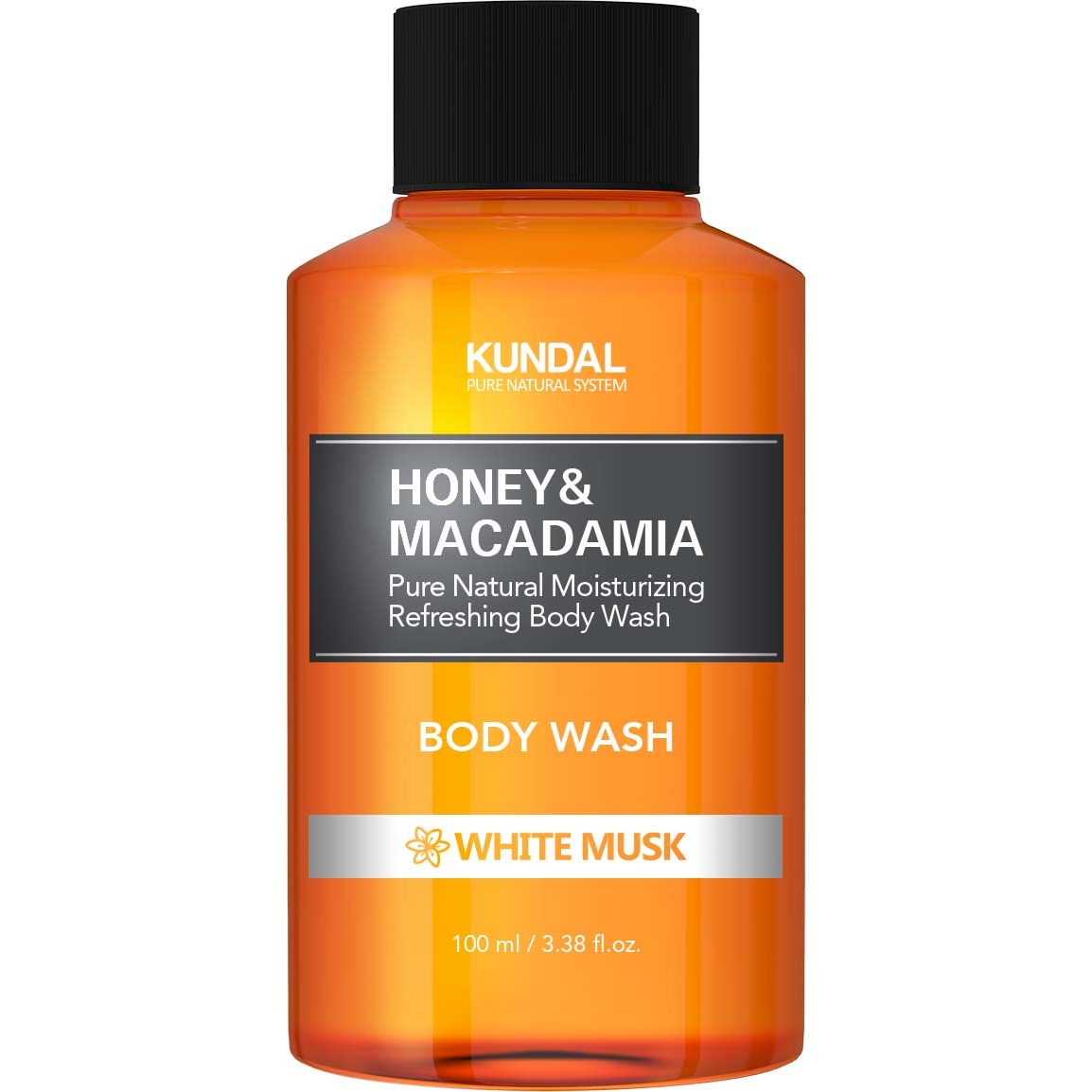 Läs mer om Kundal Honey & Macadamia Pure Body Wash White Musk 100 ml