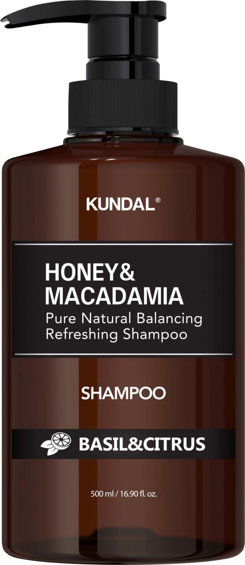 Kundal Honey & Macadamia Shampoo Basil & Citrus 500 ml