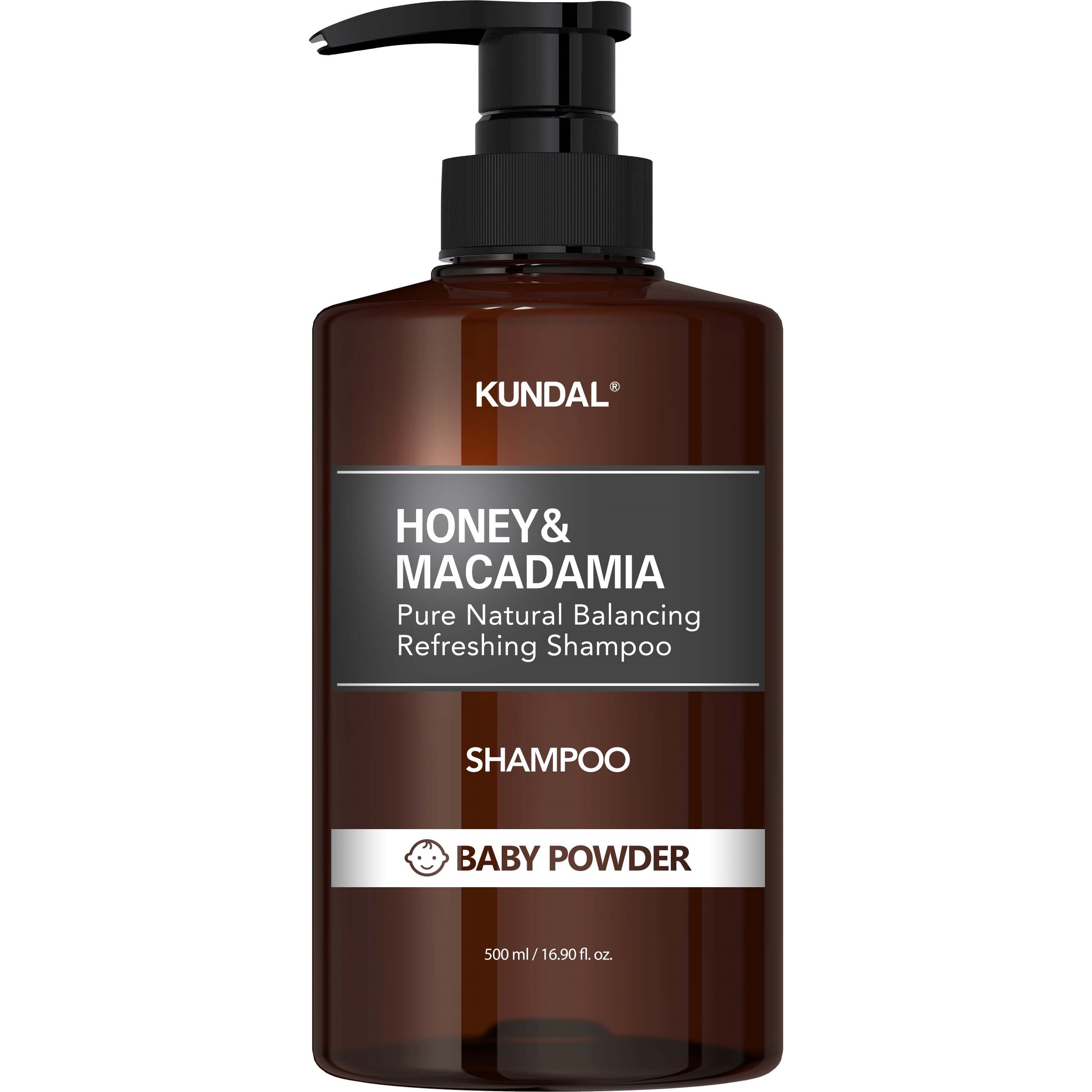 Läs mer om Kundal Honey & Macadamia Shampoo Baby Powder 500 ml