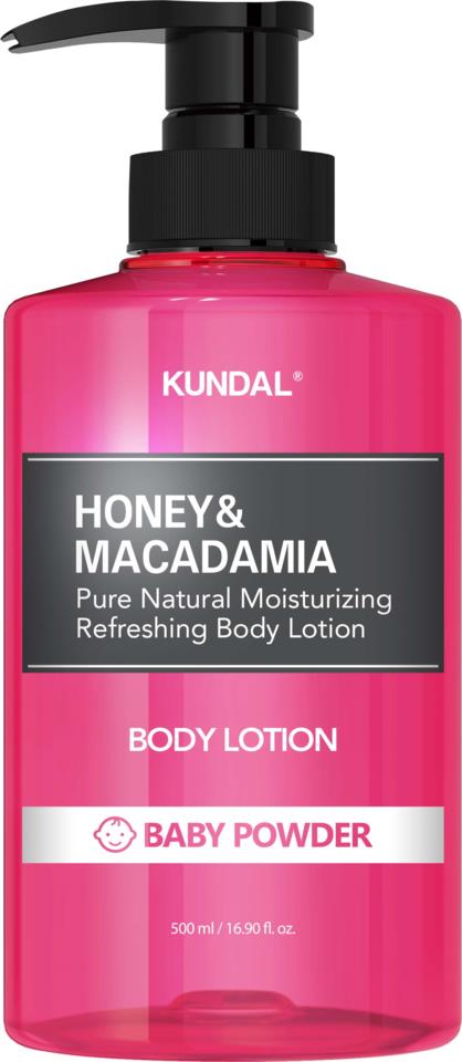 Kundal Honey & Macadamia Pure Body Lotion 500 ml Baby Powder