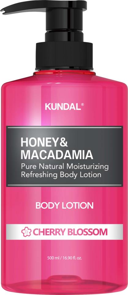 Kundal Honey & Macadamia Pure Body Lotion 500 ml Cherry Blossom