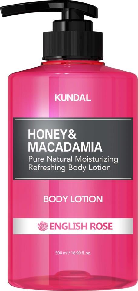 Kundal Honey & Macadamia Pure Body Lotion 500 ml English Rose
