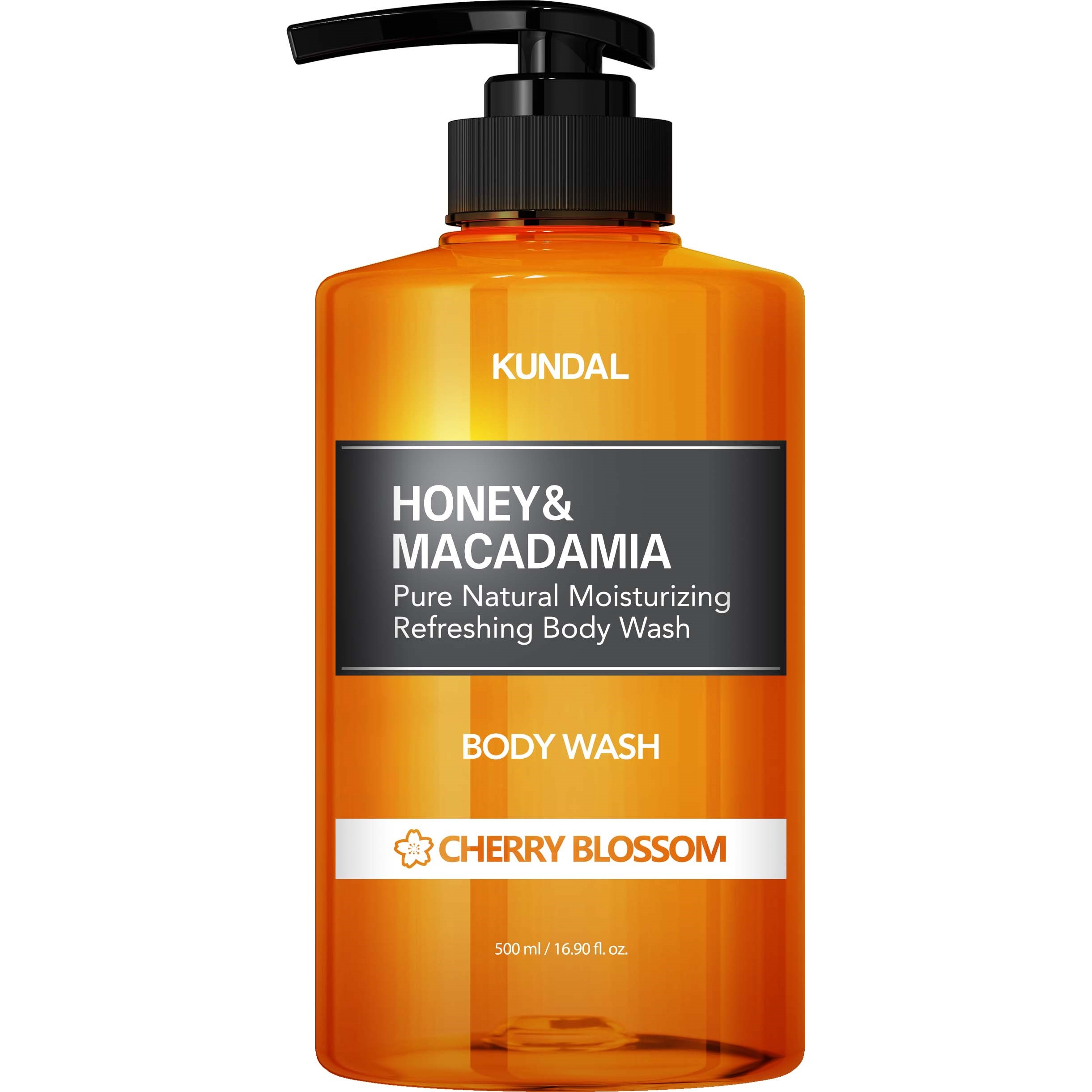 Läs mer om Kundal Honey & Macadamia Pure Body Wash Cherry Blossom 500 ml