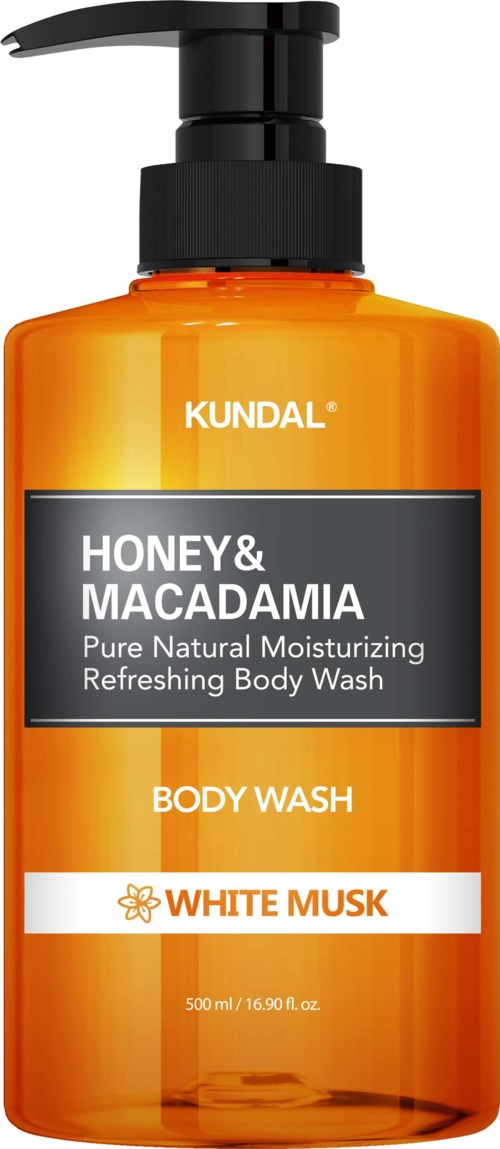 Kundal Honey & Macadamia Pure Body Wash White Musk 500 ml