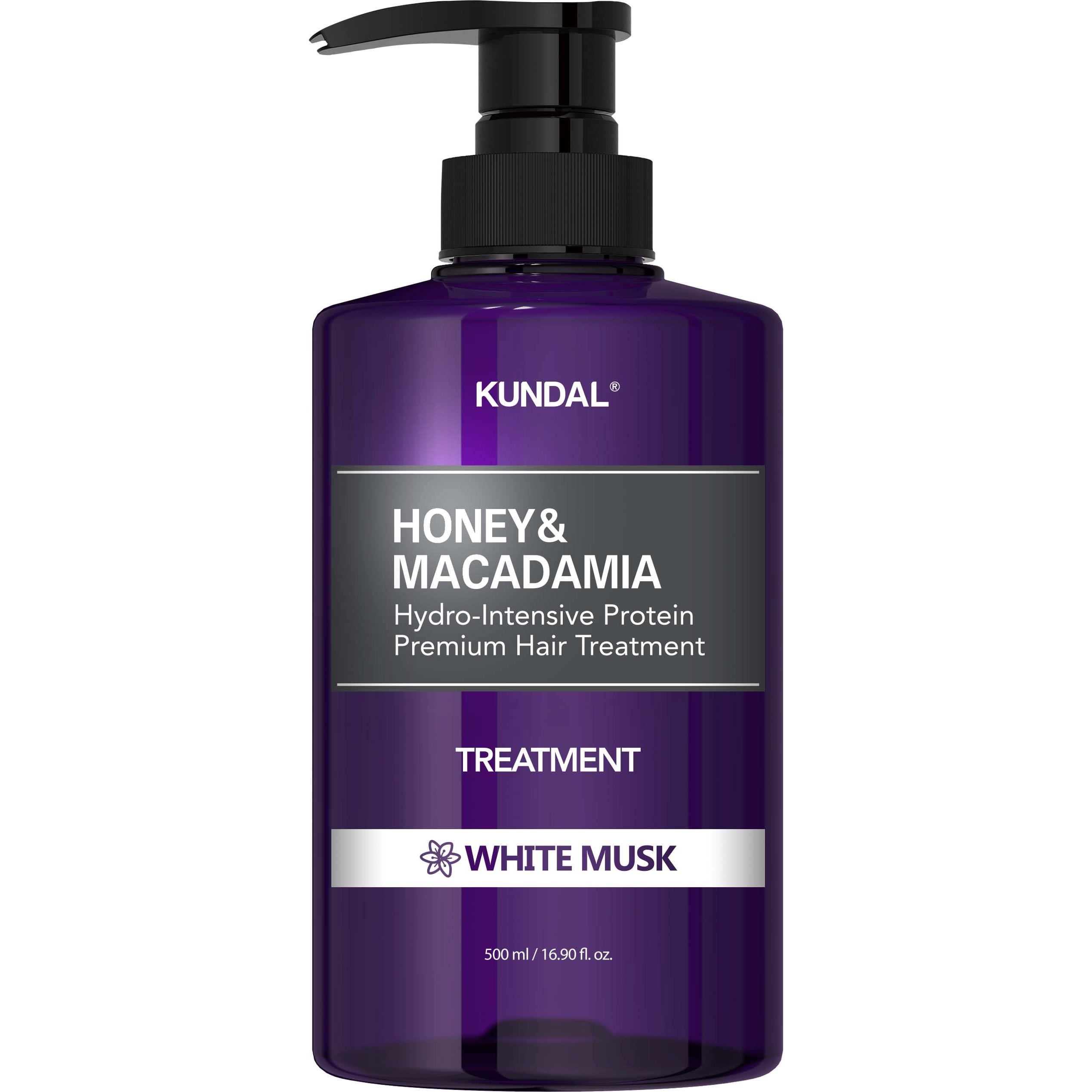 Läs mer om Kundal Honey & Macadamia Treatment White Musk 500 ml