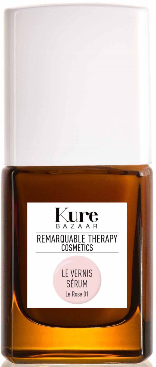 Kure Bazaar Therapy Strengthening Nail Polish Le Rose 1