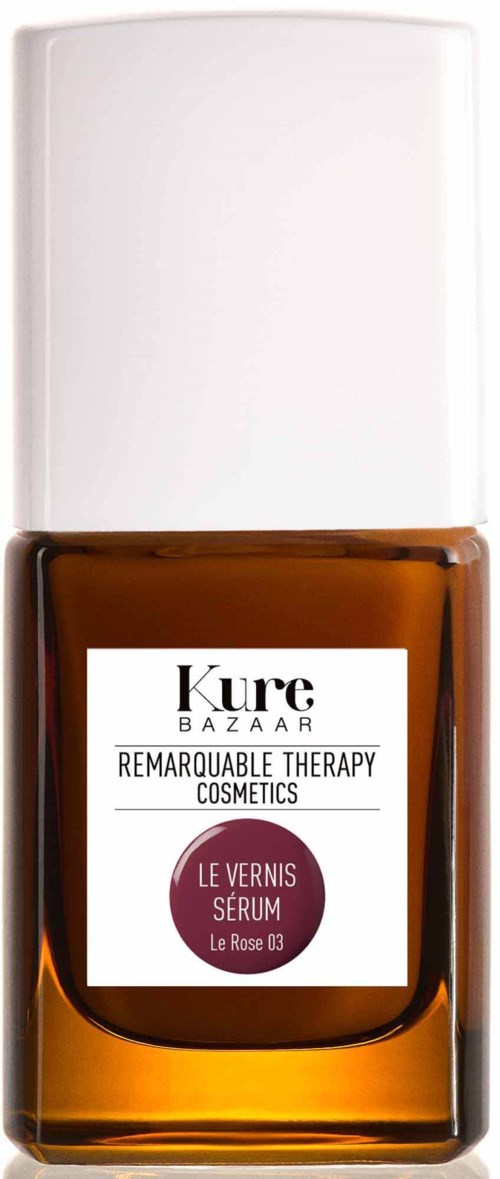 Kure Bazaar Therapy Strengthening Nail Polish Le Rose 3