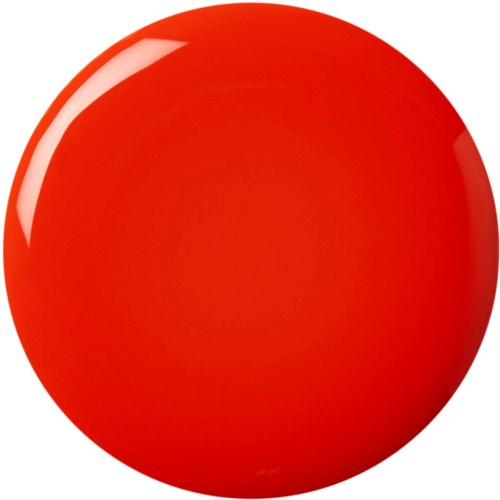 A shiny red sphere with a white reflection, smooth and round.